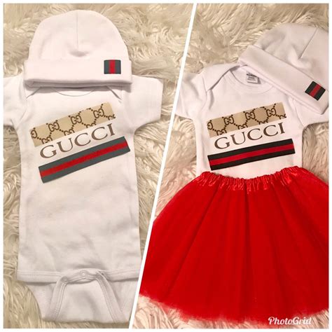 newborn gucci dress|life is Gucci baby onesie.